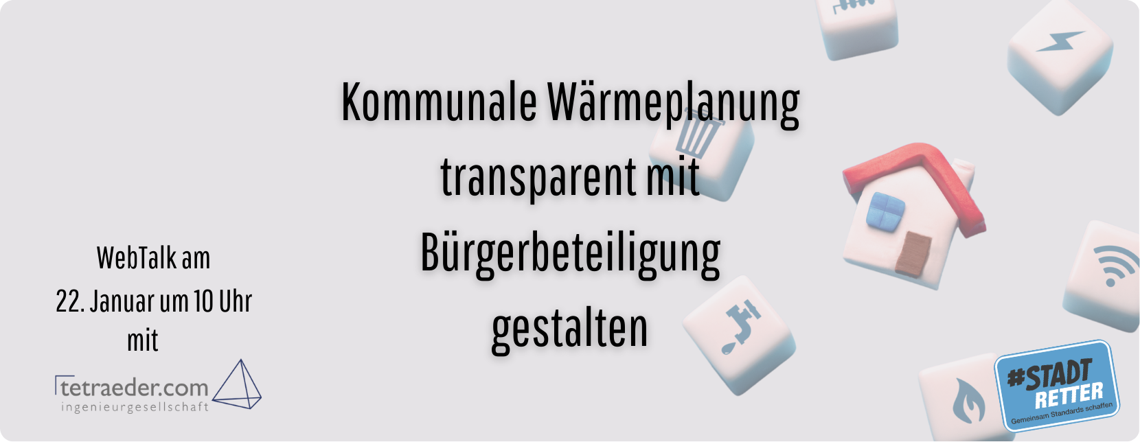 Kommunale Wärmeplanung transparent mit Bürgerbeteiligung gestalten